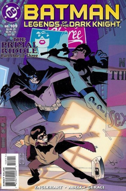 Batman: Legends of the Dark Knight Primal Riddle, Part 1: Nasty, Brutish And Short! |  Issue#109A | Year:1998 | Series:  | Pub: DC Comics | Direct Edition