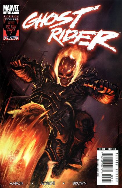 Ghost Rider, Vol. 5 Hell-Bent & Heaven-Bound, Part One |  Issue#20A | Year:2008 | Series: Ghost Rider | Pub: Marvel Comics |