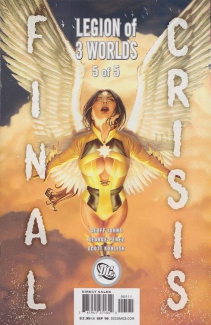 Final Crisis: Legion of Three Worlds Final Crisis - Legion of 3 Worlds, Book Five |  Issue#5A | Year:2009 | Series: Final Crisis | Pub: DC Comics | Character Cover