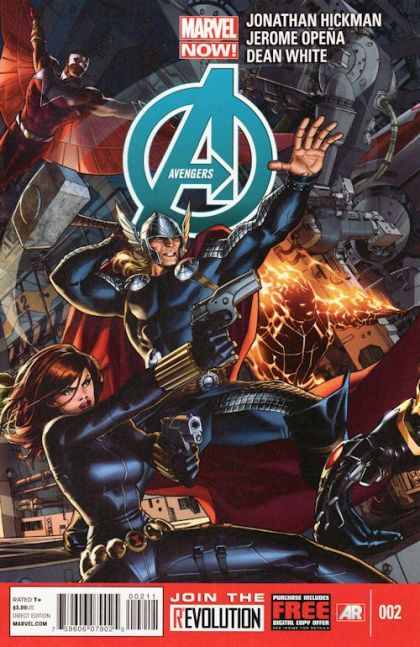 The Avengers, Vol. 5 We Were Avengers |  Issue#2A | Year:2012 | Series: Avengers | Pub: Marvel Comics | Regular Dustin Weaver Cover