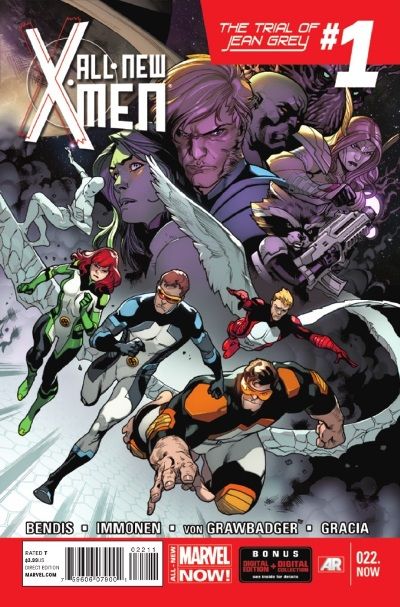 All-New X-Men, Vol. 1 The Trial of Jean Grey - Part 1 |  Issue#22.NOW-A | Year:2014 | Series: X-Men | Pub: Marvel Comics | Regular Stuart Immonen Cover