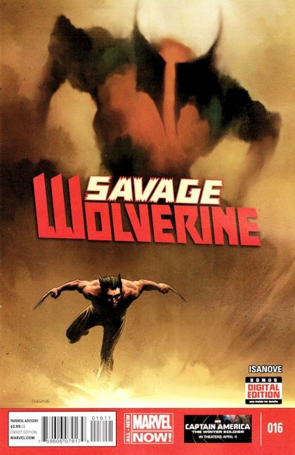 Savage Wolverine Wrath, Part Three |  Issue#16A | Year:2014 | Series: Wolverine | Pub: Marvel Comics | Richard Isanove Regular Cover