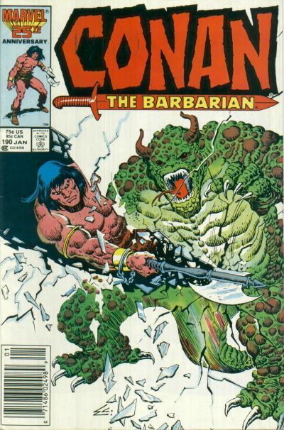 Conan the Barbarian, Vol. 1 Exodus |  Issue#190B | Year:1987 | Series: Conan | Pub: Marvel Comics |