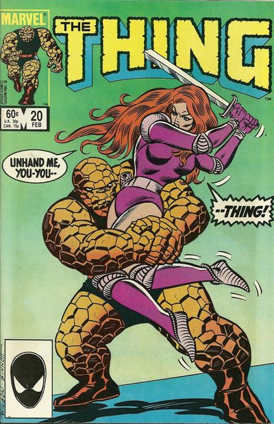 The Thing, Vol. 1 Rocky Grimm Space Ranger, The way Things were! |  Issue#20A | Year:1985 | Series: Fantastic Four | Pub: Marvel Comics | Direct Edition