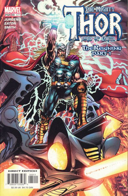 Thor, Vol. 2 The Reigning, Part 1: "Earth 2170" |  Issue#69A | Year:2003 | Series: Thor | Pub: Marvel Comics | Direct Edition