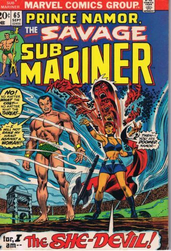 Sub-Mariner, Vol. 1 The Cry of the She-Beast! |  Issue#65A | Year:1973 | Series: Sub-Mariner | Pub: Marvel Comics |