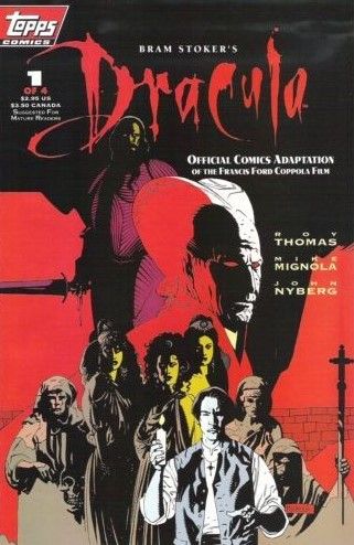 Bram Stoker's Dracula Bram Stoker's Dracula |  Issue#1A | Year:1992 | Series:  | Pub: Topps Comics |