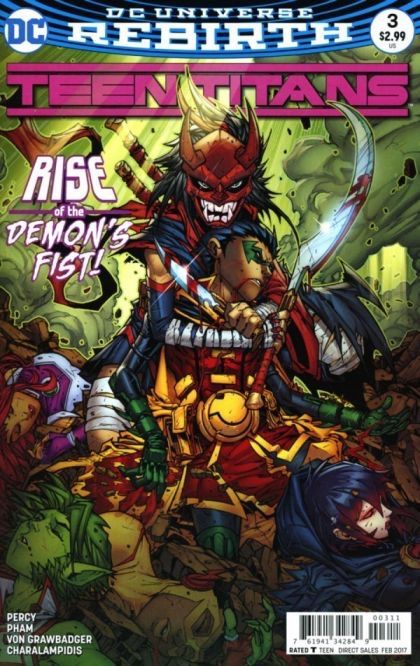 Teen Titans, Vol. 6 Damian Knows Best, Part Three |  Issue#3A | Year:2016 | Series:  | Pub: DC Comics | Regular Jonboy Meyers Cover
