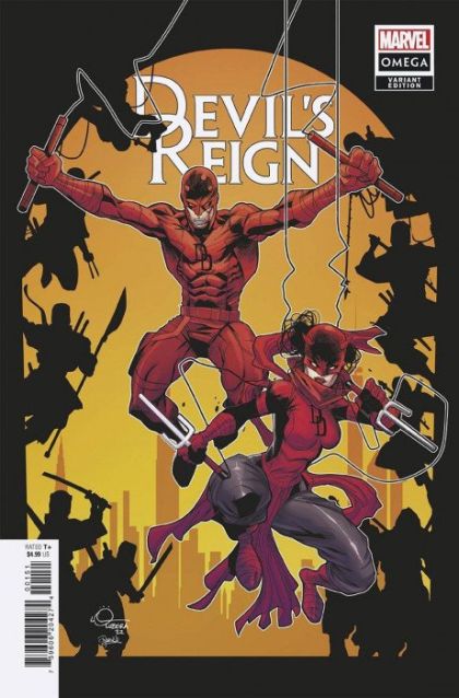 Devil's Reign: Omega Fall And Rise / Mayor For Hire / Cleaning House |  Issue#1E | Year:2022 | Series:  | Pub: Marvel Comics | Logan Lubera Cover