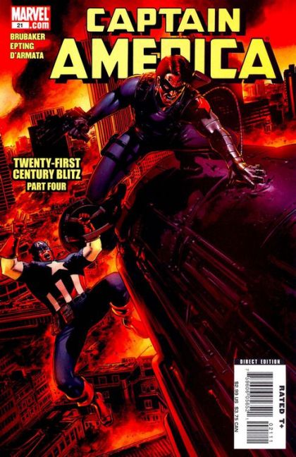 Captain America, Vol. 5 Twenty-First Century Blitz, Part Four |  Issue#21A | Year:2006 | Series: Captain America | Pub: Marvel Comics | Steve Epting Regular