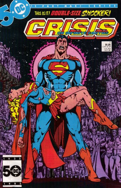 Crisis On Infinite Earths Crisis On Infinite Earths - Beyond the Silent Night |  Issue#7A | Year:1985 | Series: Crisis on Infinite Earths | Pub: DC Comics | Direct Edition