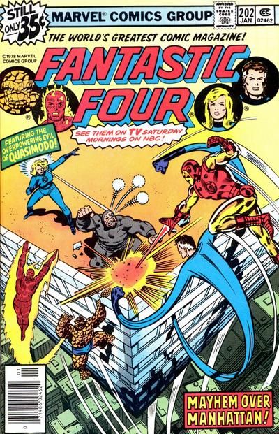 Fantastic Four, Vol. 1 There's One Iron Man Too Many! |  Issue#202B | Year:1978 | Series: Fantastic Four | Pub: Marvel Comics | Newsstand Edition
