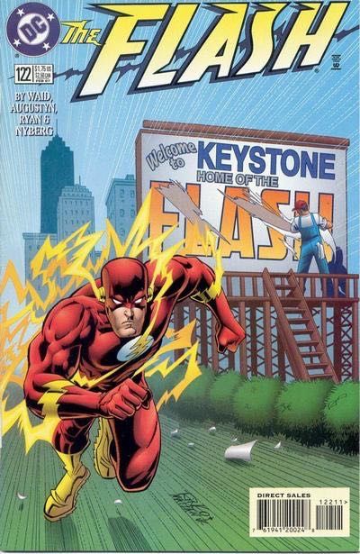 Flash, Vol. 2 Running Away from Home |  Issue#122A | Year:1996 | Series: Flash | Pub: DC Comics | Direct Edition