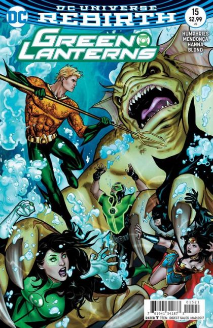 Green Lanterns A Day In The Life |  Issue#15B | Year:2017 | Series: Green Lantern | Pub: DC Comics | Emanuela Lupacchino Variant