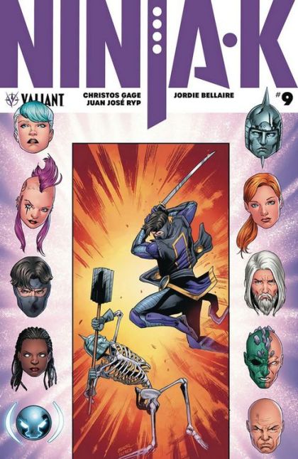 Ninja-K The Coalition, Part 4 |  Issue#9A | Year:2018 | Series:  | Pub: Valiant Entertainment | Cvr A Carnero
