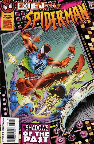 Spider-Man, Vol. 1 Exiled - Exiled, Part 3: Look Down |  Issue#62A | Year:1995 | Series: Spider-Man | Pub: Marvel Comics | Direct Edition