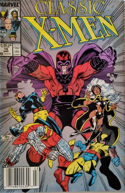 X-Men Classic Showdown / I, Magneto |  Issue#19B | Year:1987 | Series: X-Men | Pub: Marvel Comics | Newsstand Edition