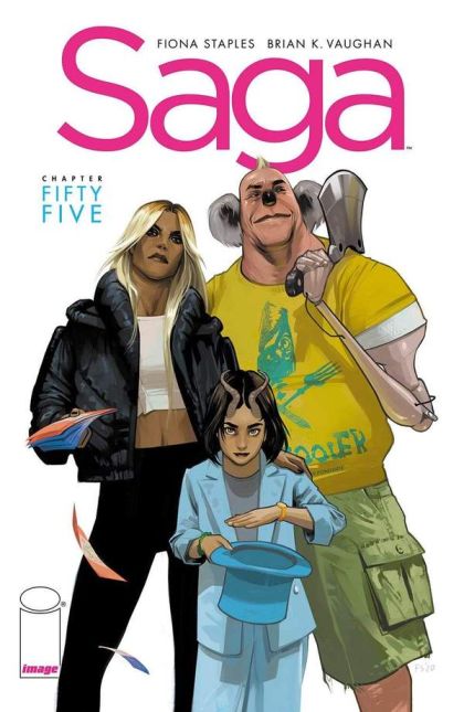 Saga Chapter Fifty-Five |  Issue#55 | Year:2022 | Series:  | Pub: Image Comics | Regular Fiona Staples Cover