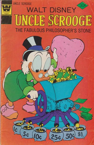 Walt Disney's Uncle Scrooge The Fabulous Philosopher's Stone |  Issue#132B | Year:1976 | Series: Walt Disney | Pub: Western Publishing Co. | Whitman Variant