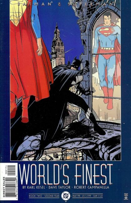 Batman and Superman: World's Finest, Vol. 1 A Tale Of Two Cities |  Issue#2A | Year:1999 | Series: World's Finest | Pub: DC Comics | Direct Edition