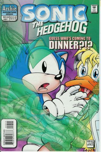 Sonic the Hedgehog, Vol. 2 Tossed In Space, Unfinished Business |  Issue#53A | Year:1997 | Series: Sonic The Hedgehog | Pub: Archie Comic Publications | Direct Edition