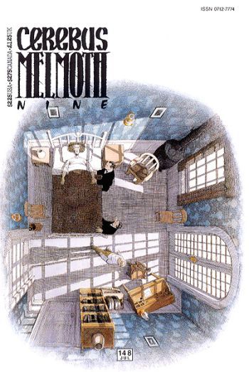 Cerebus the Aardvark Melmoth Nine |  Issue#148 | Year:1991 | Series:  | Pub: Aardvark-Vanaheim |
