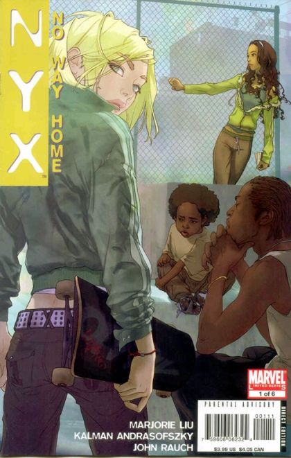 NYX: No Way Home  |  Issue#1A | Year:2008 | Series: NYX | Pub: Marvel Comics | Regular Alina Urusov Cover