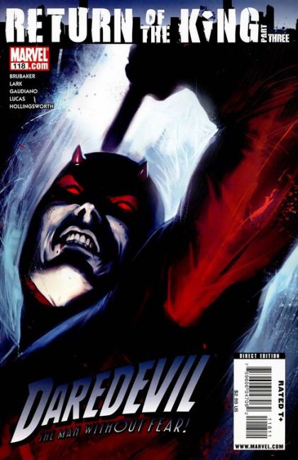 Daredevil, Vol. 2 Return of the King, Part Three |  Issue#118A | Year:2009 | Series: Daredevil | Pub: Marvel Comics | Marko Djurdjevic Regular Cover