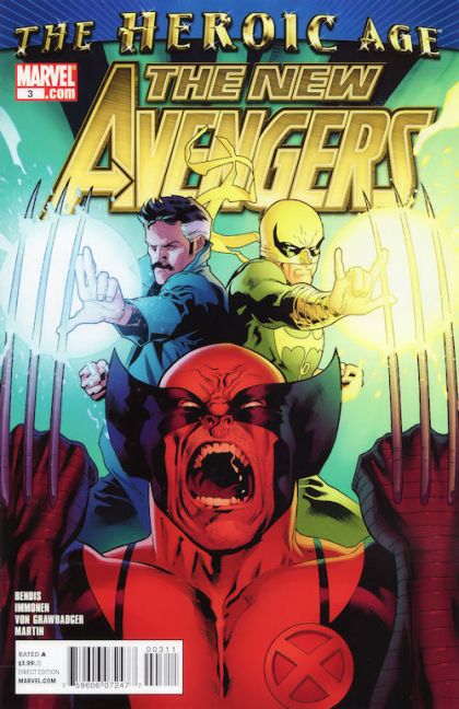 New Avengers, Vol. 2 The Heroic Age - Possession, Yeah, It's On! |  Issue#3A | Year:2010 | Series: Avengers | Pub: Marvel Comics | Stuart Immonen Regular Cover