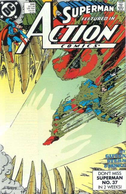 Action Comics, Vol. 1 Burial Ground |  Issue#646A | Year:1989 | Series:  | Pub: DC Comics | Direct Edition