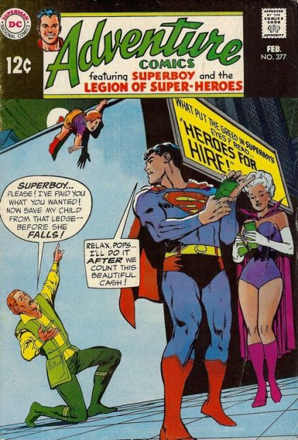 Adventure Comics, Vol. 1 Heroes For Hire! |  Issue#377 | Year:1968 | Series:  | Pub: DC Comics |