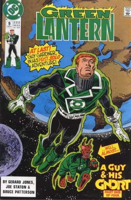 Green Lantern, Vol. 3 A Guy and His Gnort, Part 1: The Two and Only |  Issue#9A | Year:1990 | Series: Green Lantern | Pub: DC Comics | Direct Edition