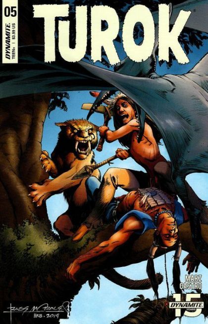 Turok (Dynamite Entertainment), Vol. 2  |  Issue#5A | Year:2019 | Series:  | Pub: Dynamite Entertainment | Rags Morales Cover