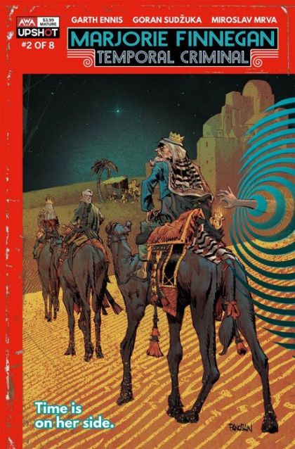 Marjorie Finnegan: Temporal Criminal Hey Little Sister, What Have You Done? |  Issue#2B | Year:2021 | Series:  | Pub: AWA Studios | Variant Dan Panosian Cover