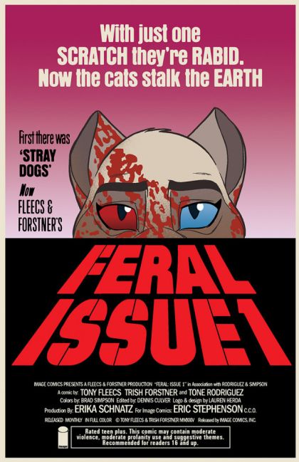 Feral Indoor Cats |  Issue#1B | Year:2024 | Series:  | Pub: Image Comics | Trish Forstner Variant