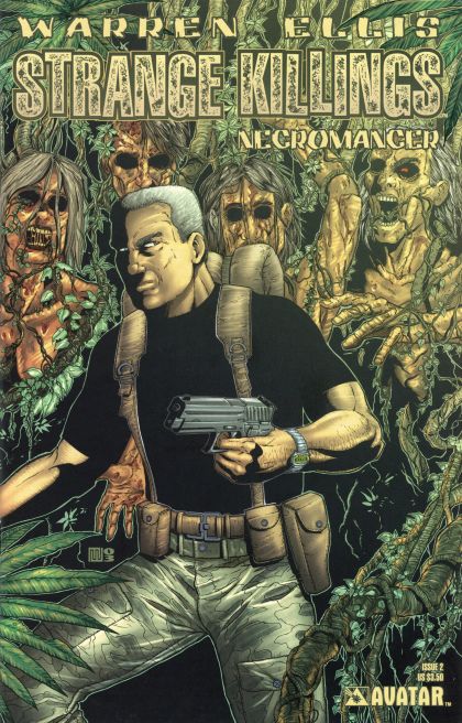 Strange Killings: Necromancer  |  Issue#2A | Year:2004 | Series: Strange Killings | Pub: Avatar Press | Mike Wolfer Regular Cover