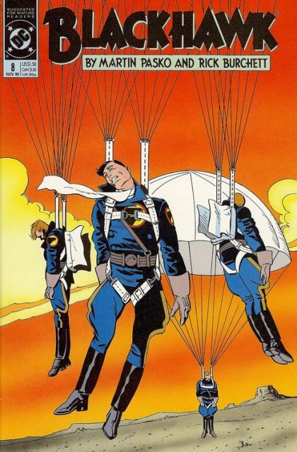 Blackhawk, Vol. 3 All The Skeletons Come Out To Play |  Issue#8 | Year:1989 | Series:  | Pub: DC Comics |