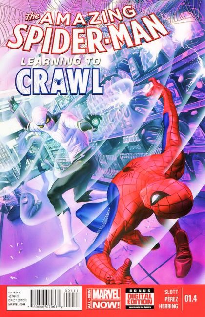 The Amazing Spider-Man, Vol. 3 Learning To Crawl, Part Four |  Issue#1.4A | Year:2014 | Series: Spider-Man | Pub: Marvel Comics | Alex Ross Regular