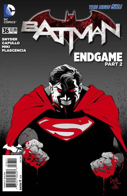 Batman, Vol. 2 Endgame, Part Two / Saved |  Issue#36A | Year:2014 | Series: Batman | Pub: DC Comics | Greg Capullo Regular Cover