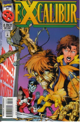 Excalibur, Vol. 1 Back to Reality |  Issue#87A | Year:1995 | Series: Excalibur | Pub: Marvel Comics | Deluxe Direct Edition