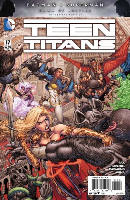 Teen Titans, Vol. 5 ...But Who Is Wonder Girl? |  Issue#17A | Year:2016 | Series: Teen Titans | Pub: DC Comics |