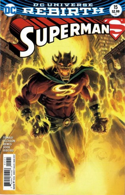 Superman, Vol. 4 Multiplicity, Part 2 |  Issue#15B | Year:2017 | Series: Superman | Pub: DC Comics | Andrew Robinson Variant