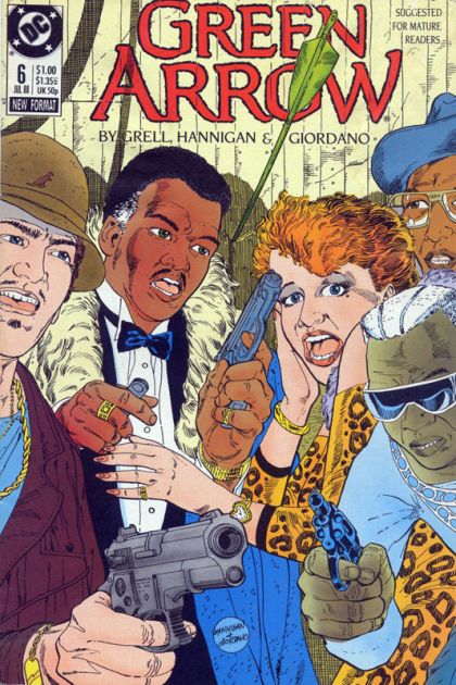 Green Arrow, Vol. 2 Gauntlet, Part 2 |  Issue#6 | Year:1988 | Series: Green Arrow | Pub: DC Comics |