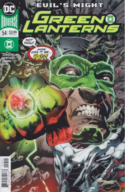Green Lanterns Evil's Might, Part Five |  Issue#54A | Year:2018 | Series: Green Lantern | Pub: DC Comics | Mike Perkins Regular