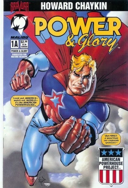 Power & Glory  |  Issue#1A | Year:1994 | Series: Power & Glory | Pub: Malibu Comics | Cover A