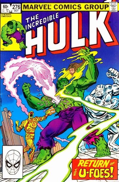 The Incredible Hulk, Vol. 1 The Return of the U-Foes! |  Issue#276A | Year:1982 | Series: Hulk | Pub: Marvel Comics |