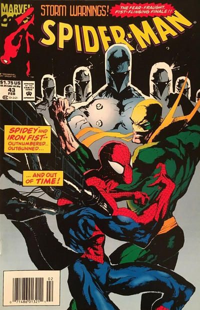 Spider-Man, Vol. 1 Storm Warnings, Part 3: Media Blitz |  Issue#43B | Year:1994 | Series: Spider-Man | Pub: Marvel Comics | Newsstand Edition