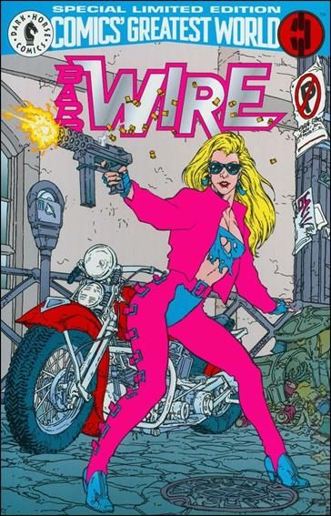 Comics' Greatest World: Steel Harbor Week 1: Barb Wire |  Issue#1B | Year:1993 | Series: Comics' Greatest World | Pub: Dark Horse Comics | Dave	Dorman Special Color Variant