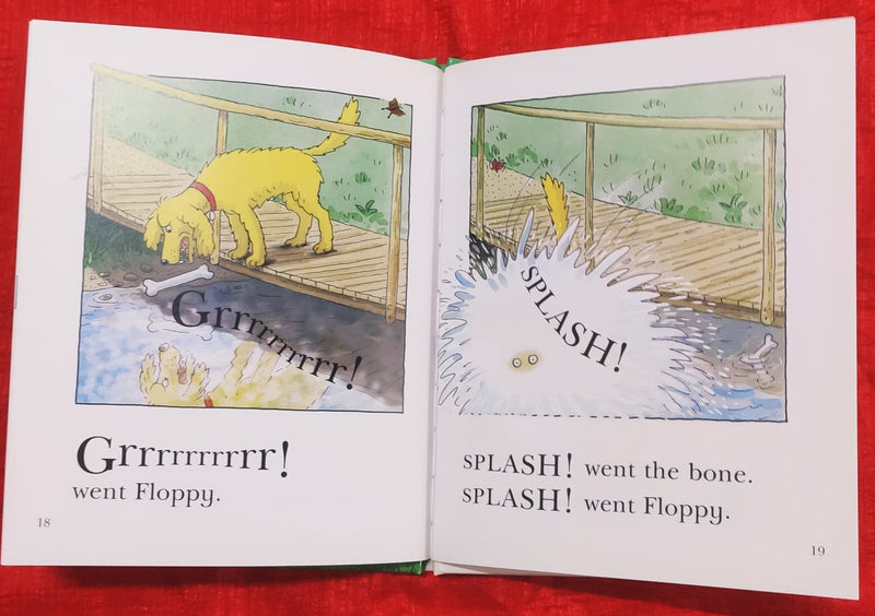 Read at Home: Floppy And the Bone | Story Book with Big Pictures and Little Text | For 3-5 Years Old | Hardcover | SKU: 2405_101_A103