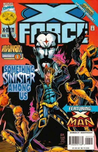 X-Force, Vol. 1 Onslaught - The Best Laid Plans, The Best Laid Plans... |  Issue#57A | Year:1996 | Series: X-Force | Pub: Marvel Comics |